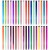 LeeWin Single Color Straight Clip in Hair Extensions Colorful Rainbow Hair Extensions for Kids Women's Gifts