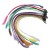 LeeWin Single Color Straight Clip in Hair Extensions with Small Three Strands Hair Braids Colorful Rainbow Hair Extensions for Kids Women's Gifts Halloween Christmas Party Highlights