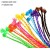 Single 9 colores Trenzas de colores Extensiones para el cabello con clip Snaps Rainbow Fiets Braided Hair Accesorios para niños Performance Niñas Halloween Cosplay Vestido