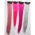 LeeWin paquete de 2 postizos cortos gruesos de estilo recto de color único que agrega volumen de cabello adicional clip en extensiones de cabello adorno para cabello para mujeres con cabello adelgazado