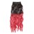 LeeWin 4Pcs/Set Corn Wavy Ombre Color Clip on Hair Extensions Synthetic Hair Pieces for Woman Girl Hair Extensions Hairpieces Clip in Looks Beautiful