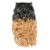 LeeWin 4Pcs/Set Corn Wavy Ombre Color Clip on Hair Extensions Synthetic Hair Pieces for Woman Girl Hair Extensions Hairpieces Clip in Looks Beautiful