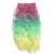 LeeWin 4 sztuk / zestaw kukurydza falisty kolor ombre klips na przedłużanie włosów syntetyczne treski dla kobiety dziewczyna przedłużanie włosów treski klips wygląda pięknie