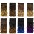LeeWin Ombre Color Body Curly Style Hair 5 Clips on Hair Extension Synthetic Hair Pieces for Kids Women's Gifts