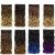 LeeWin Ombre Color Cuerpo Estilo Rizado Cabello 5 Clips en Extensiones de Cabello Piezas de Cabello Sintético para Niños Regalos de Mujer