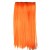 LeeWin Single Color Straight Style Hair 5 Klip pada Hair Extension Potongan Rambut Sintetis untuk Anak-Anak Hadiah Wanita