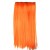 LeeWin Single Color Straight Style Hair 5 Clips on Hair Extension Synthetic Hair Pieces for Kids Women's Gifts