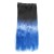 LeeWin Cabello de estilo recto de un solo color 5 clips en extensiones de cabello Piezas de cabello sintético de alta temperatura para niños Regalos para mujeres