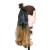 LeeWin Ombre Couleur Corps Bouclés Style Cheveux 5 Pinces Sur Extension De Cheveux Synthétiques Postiches Pour Enfants Cadeaux De Femmes