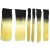 LeeWin 6Pcs/Set Straight Ombre Color Clip on Hair Extensions Synthetic Hair Pieces for Woman Girl Hair Extension Hairpieces Clip in Looks Beautiful