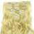 LeeWin Curly 7 Pcs/Set Full Head Party Highlights Clip on Hair Extensions Colored Hair Streak Synthetic Hairpieces