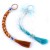 8 piezas Braides de color Extensiones de cabello con gomas de goma Cátanos de caballo Bows Bows Rainbow Color Synthetic Piein