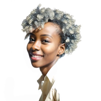 Afro puff mohawk hästsvans med lugg korta afro kinky lockigt hår bulle syntetiska fauxhawks bun jerry curly non dragstring hästsvans hårförlängningar med 6BB -klipp