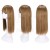 Adornos de pelo con flequillo para mujeres Clip In Crown Topper Base de seda Top Hairpieces Pelo sintético Tupé Wiglet Reemplazo Topper En Cierre Extensiones De Pelo 12 Pulgadas