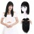 Toppers Rambut Dengan Poni Untuk Wanita Klip Di Crown Topper Silk Base Top Hairpieces Sintetis Hair Toupee Wiglet Replacement Topper Pada Penutupan Ekstensi Rambut 12 Inch
