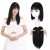 Toppers Rambut Dengan Bangs For Women Clip In Crown Topper Silk Base Top Hairpieces Synthetic Hair Toupee Wiglet Replacement Topper On Closure Hair Extensions 12 Inch