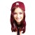 LeeWin Knitted Beanie Hat with Hair Piece, Beanie with BOB Curly Velcro Synthetic Hair Piece Attached for Women Girls Winter Single Color