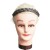 Boheemse vijf streng gevlochten hoofdband - handgemaakte eenkleurige haarband voor vrouwen, verstelbare elastische en rubberen band haarband - modieuze haaraccessoires