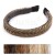 Multi-kleuren Europese en Amerikaanse Bohemia Fashion LEEWIN Handgemaakte Fishtail Braid met 2 cm breedte Dubbele rij tanden Plastic hoofdband, rubberen band haarband, haarband, hoofdtooi, haaraccessoires fabrieksprijs groothandel