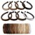 Nhiều màu sắc châu Âu và Mỹ bohemia thời trang LeeWin handmade đuôi cá bím tóc với chiều rộng 2cm hai hàng răng băng đô nhựa, dây buộc tóc dây cao su, dây buộc tóc, mũ, phụ kiện tóc giá xuất xưởng