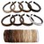 Multi-kleuren Europese en Amerikaanse Bohemia Fashion LEEWIN Handgemaakte Fishtail Braid met 2 cm breedte Dubbele rij tanden Plastic hoofdband, rubberen band haarband, haarband, hoofdtooi, haaraccessoires fabrieksprijs groothandel