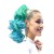 オンブルカラーポニーテールエクステンションクロークリップカーリーウェーブポニーテールヘアエクステンション女性用合成ヘアピースポニーテール