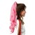 Clip de garra de extensión de cola de caballo de un solo color en extensiones de cabello de cola de caballo onduladas rizadas Piezas de cabello sintético para mujeres Cola de caballo
