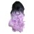Ombre Color Ponytail Extension Wrap Around Curly Wave Hair Extensions Synthetic Pony Tail Hairpiece untuk Wanita Gadis