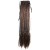O singură culoare Twist împletitură trei fire de păr împletituri bandaj coadă de cal perucă de mătase la temperatură ridicată extensie de păr fabrică en-gros accesorii pentru păr