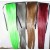Ensfarget rett hårfiber bandasje hestehale parykk høy temperatur silke hår forlengelse fabrikken engros hår tilbehør