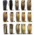 Ensfarget borrelås Hestehale Extension Wrap Around Straight Hair Extensions Menneskehår Pony Tail Hairpiece for kvinner Girls