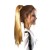 Ekstensi Ponytail Panjang Lurus Membungkus Potongan Rambut Sintetis Magic Paste Pony Tail Hair Extensions Hairpieces untuk Gadis Wanita