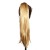 Düz Uzun At Kuyruğu Uzantıları Sentetik Saç Parçası Etrafında Sarın Sihirli Yapıştır Midilli Kuyruğu Saç Uzantıları Kadınlar Kızlar için Saç Parçaları