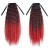 Extensiones de cabello sintético largo rizado rizado esponjoso de cola de caballo Peluquín de cosplay de color ombre para mujeres