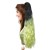 LeeWin Кулиска Омбре Цвет Кукуруза Вьющиеся Волнистые Хвост Синтетические Волосы Наращивание 20-24 дюйма для Женщин Девочек
