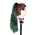 LeeWin İpli Ombre Renk Mısır Kıvırcık Dalgalı At Kuyruğu Sentetik Saç Uzatma 20-24 inç Kadınlar Kızlar için