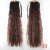 Sentetik Uzun Kinky Kıvırcık Kabarık At Kuyruğu Saç Uzantıları Kadınlar için Tek Renk Cosplay Saç Parçaları