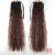 合成ロングキンキーカーリーふわふわポニーテールヘアエクステンション女性用シングルカラーコスプレヘアピース