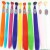 LeeWin 100 Brins 18 » Party Colors Extensions de cheveux I-Tip Cheveux pré-collés Longs Postiches Droits Synthétique Résistant à la Chaleur Surligner Plume Micro Anneau Accessoires De Cheveux