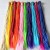 LeeWin 100 Strands 18" Party Colors Hair Extensions I-Tip Pre-bonded hair with small three strands braid Long Straight Hairpieces Synthetic Heat Resistant Highlight Feather Micro Ring Hair Accessories
