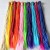 LeeWin 100 brins 18 » Party Colors Extensions de cheveux I-Tip Cheveux pré-collés avec petite tresse à trois brins Longs postiches droits Synthétique résistant à la chaleur Highlight Feather Micro Ring Accessoires pour cheveux