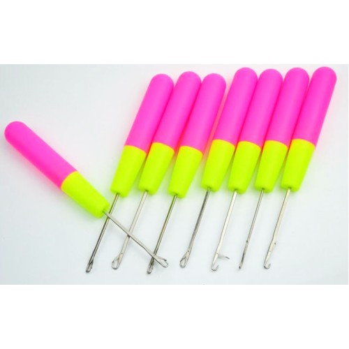 10PCS / lot util Croșetat cârlig interblocare blocare păr Micro împletitură ac instrument DIY pulover tricotat 15.5cm