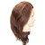 LeeWin Mannequin Head 10inches-22inches Human Hair Hairdresser Cosmetology Mannequin Manikin Training Head Hair Female Europe Face Style