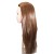 LeeWin Mannequin Head with Hair 16inches-24inches Long Synthetic Hair Styling Training Head Manikin Cosmetology Head Hair Female Europe Face Style