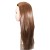 LeeWin Mannequin Head with Hair 16inches-24inches Long Synthetic Hair Styling Training Head Manikin Cosmetology Head Hair Female Europe Face Style