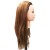 LeeWin mannequin hode med hår 16inches-24inches Long Syntetisk hår Styling Training Head Manikin kosmetikk Head Hair Female Europe Face Style