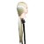 Cap de manechin LeeWin cu păr de 16 inci-24 inci lungime Sintetic Hair Styling Training Head Manikin Cosmetology Head Hair Female Europe Face Style