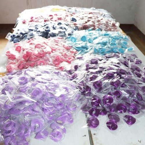 12PCS Colored Hair Extensions Curly Multi-color Clip in Hair Extensions Colorful Rainbow Hair Extensions for Kids Women Gifts Halloween Christmas Party Highlights