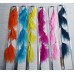 Cadena de metal con clip de seis colores Pluma de caña Rayas flotantes estampadas para el cabello Cabello sintético preadherido Extensiones compuestas para el cabello con plumas Cadena de metal con clip de seis colores Pluma de caña Rayas flotantes estampadas para el cabello Cabello sintético preadherido Extensiones compuestas para el cabello con plumas