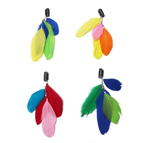 Extensiones de plumas Reed Really Feather de 12 pulgadas con clip para cabello con plumas